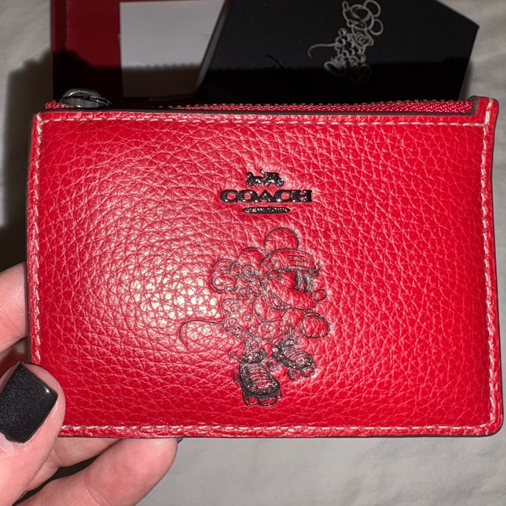Coach X Disney Mini zip wallet new with tags